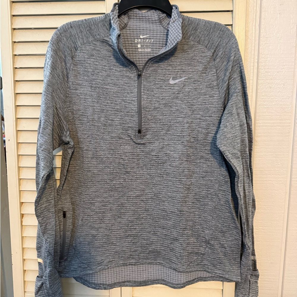 Nike Heather Gray Dri-FIT Pullover